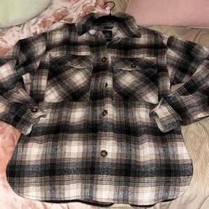 Thick flannel coat